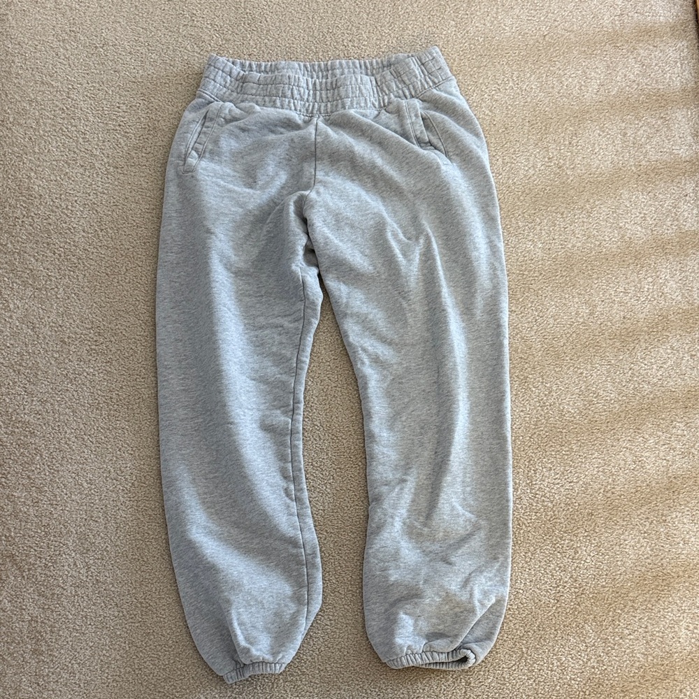 Aerie Light Gray Womens Joggers